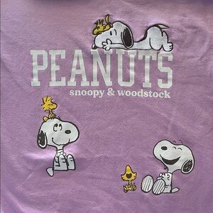 Peanuts Lavender Snoopy & Woodstock Hoodie